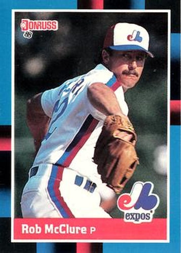 #529 Bob McClure - Montreal Expos - 1988 Donruss Baseball