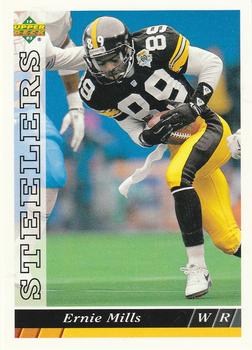 #529 Ernie Mills - Pittsburgh Steelers - 1993 Upper Deck Football