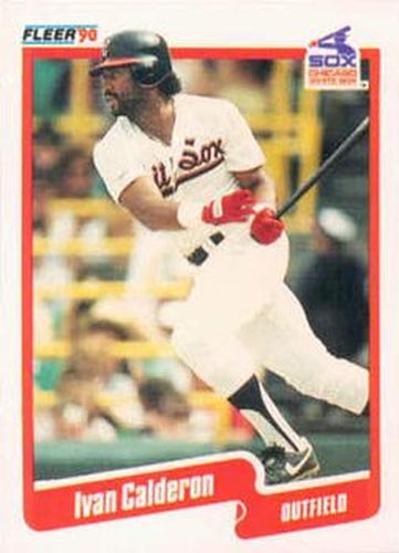 #529 Ivan Calderon - Chicago White Sox - 1990 Fleer USA Baseball