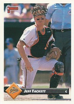 #529 Jeff Tackett - Baltimore Orioles - 1993 Donruss Baseball