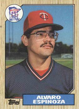 #529 Alvaro Espinoza - Minnesota Twins - 1987 Topps Baseball