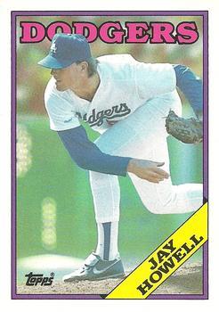 #52T Jay Howell - Los Angeles Dodgers - 1988 Topps Traded Baseball