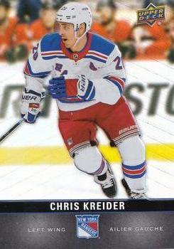 #52 Chris Kreider - New York Rangers - 2019-20 Upper Deck Tim Hortons Hockey