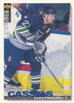 #52 Andrew Cassels - Hartford Whalers - 1995-96 Collector's Choice Hockey