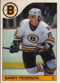 #52 Barry Pederson - Boston Bruins - 1985-86 O-Pee-Chee Hockey