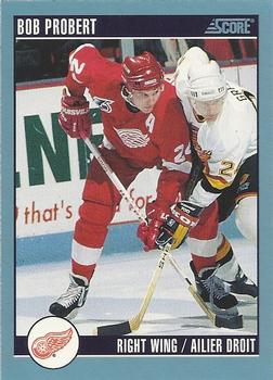#52 Bob Probert - Detroit Red Wings - 1992-93 Score Canadian Hockey