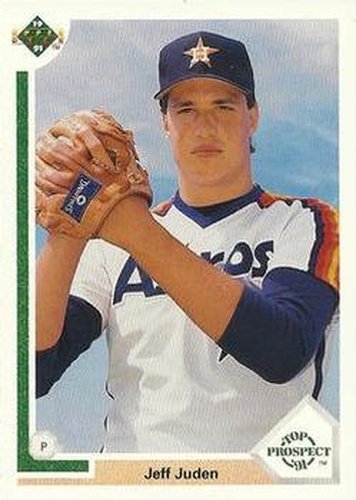 #52 Jeff Juden - Houston Astros - 1991 Upper Deck Baseball