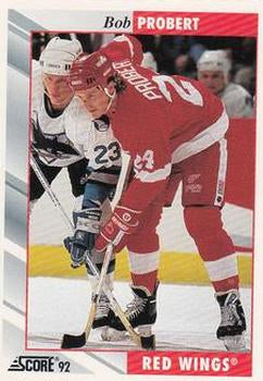 #52 Bob Probert - Detroit Red Wings - 1992-93 Score USA Hockey