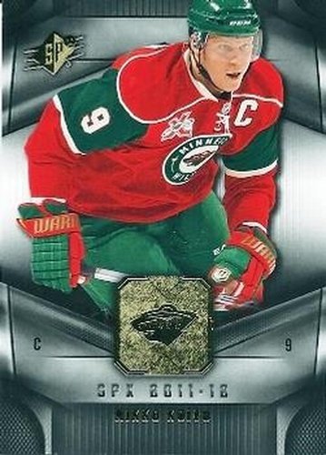#52 Mikko Koivu - Minnesota Wild - 2011-12 SPx Hockey