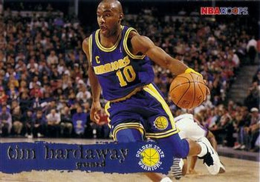 #52 Tim Hardaway - Golden State Warriors - 1995-96 Hoops Basketball