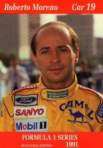#52 Roberto Moreno - Benetton - 1991 Carms Formula 1 Racing