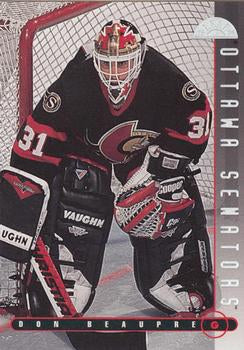#52 Don Beaupre - Ottawa Senators - 1995-96 Leaf Hockey