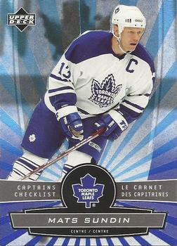 #52 Mats Sundin - Toronto Maple Leafs - 2006-07 Upper Deck McDonald's Hockey