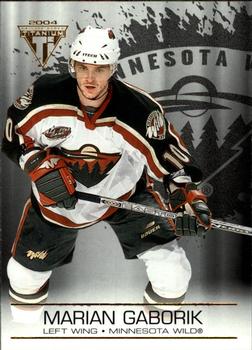 #52 Marian Gaborik - Minnesota Wild - 2003-04 Pacific Private Stock Titanium Hockey