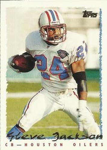 #52 Steve Jackson - Houston Oilers - 1995 Topps Football