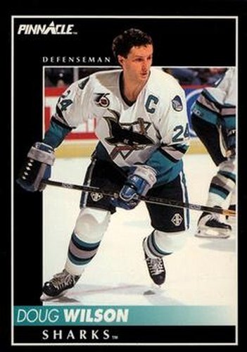 #52 Doug Wilson - San Jose Sharks - 1992-93 Pinnacle Canadian Hockey