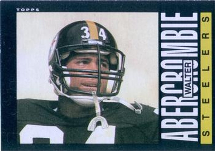 #352 Walter Abercrombie - Pittsburgh Steelers - 1985 Topps Football