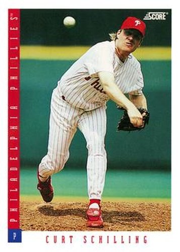 #52 Curt Schilling - Philadelphia Phillies - 1993 Score Baseball