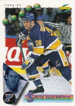 #52 Steve Duchesne - St. Louis Blues - 1994-95 Score Hockey