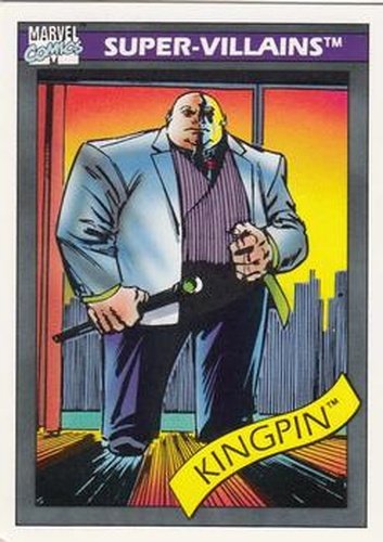 #52 Kingpin - 1990 Impel Marvel Universe