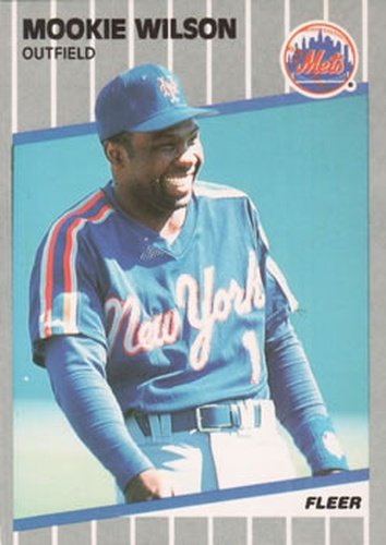 #52 Mookie Wilson - New York Mets - 1989 Fleer Baseball