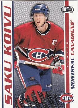 #52 Saku Koivu - Montreal Canadiens - 2003-04 Pacific Heads Up Hockey