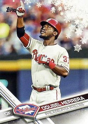 #HMW52 Odubel Herrera - Philadelphia Phillies - 2017 Topps Holiday Baseball
