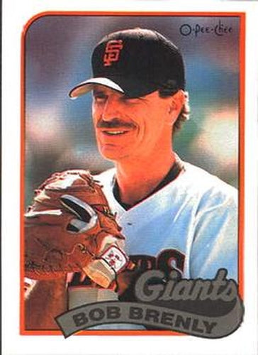 #52 Bob Brenly - San Francisco Giants - 1989 O-Pee-Chee Baseball