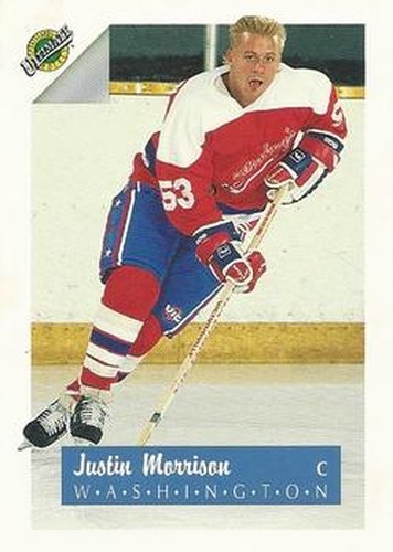#52 Justin Morrison - Washington Capitals - 1991 Ultimate Draft Hockey