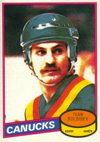 #52 Ivan Boldirev - Vancouver Canucks - 1980-81 O-Pee-Chee Hockey