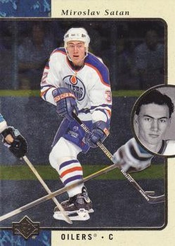 #52 Miroslav Satan - Edmonton Oilers - 1995-96 SP Hockey