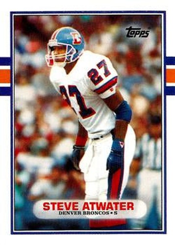 #52T Steve Atwater - Denver Broncos - 1989 Topps Traded Football