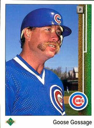 #452 Goose Gossage - Chicago Cubs - 1989 Upper Deck Baseball