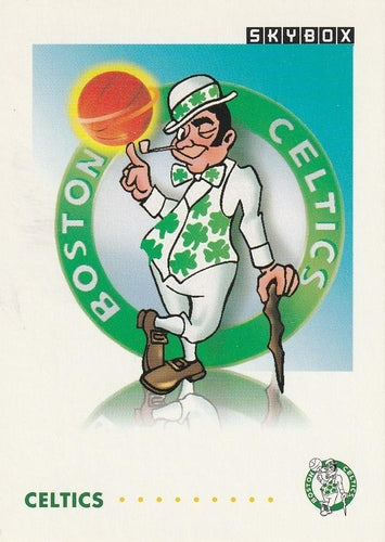 #352 Boston Celtics Logo - Boston Celtics - 1991-92 SkyBox Basketball