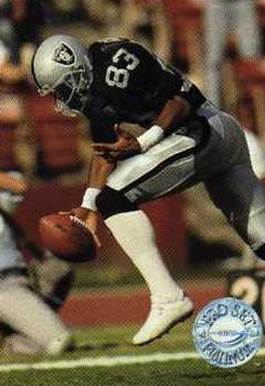 #52 Willie Gault - Los Angeles Raiders - 1991 Pro Set Platinum Football