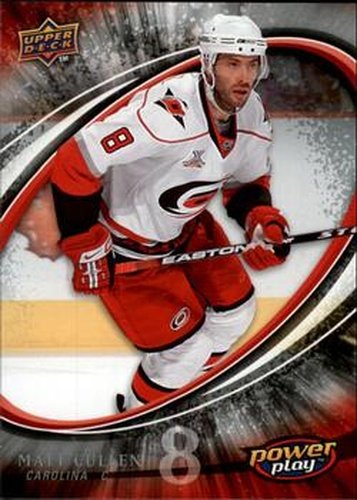 #52 Matt Cullen - Carolina Hurricanes - 2008-09 Upper Deck Power Play Box Set Hockey