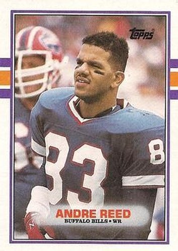 #52 Andre Reed - Buffalo Bills - 1989 Topps Football
