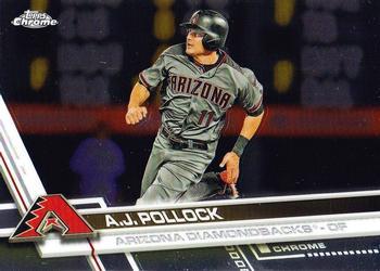 #52 A.J. Pollock - Arizona Diamondbacks - 2017 Topps Chrome Baseball