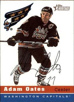 #52 Adam Oates - Washington Capitals - 2000-01 Topps Heritage Hockey