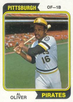 #52 Al Oliver - Pittsburgh Pirates - 1974 Topps Baseball