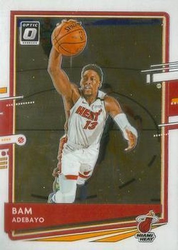 #52 Bam Adebayo - Miami Heat - 2020-21 Donruss Optic Basketball