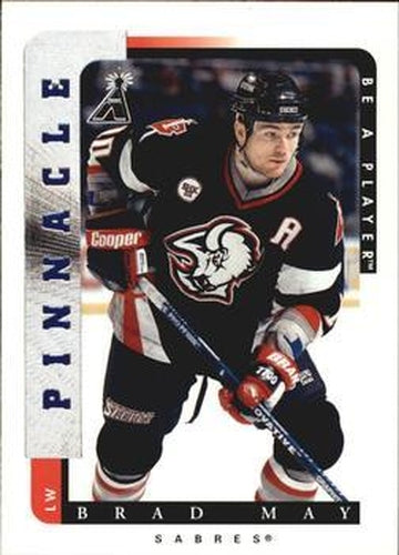 #52 Brad May - Buffalo Sabres - 1996-97 Pinnacle Be a Player Hockey