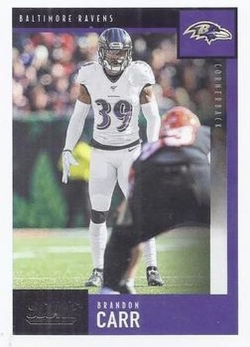 #52 Brandon Carr - Baltimore Ravens - 2020 Score Football