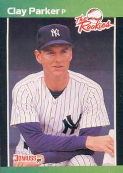 #52 Clay Parker - New York Yankees - 1989 Donruss The Rookies Baseball