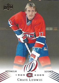 #52 Craig Ludwig - Montreal Canadiens - 2008-09 Upper Deck Montreal Canadiens Centennial Hockey