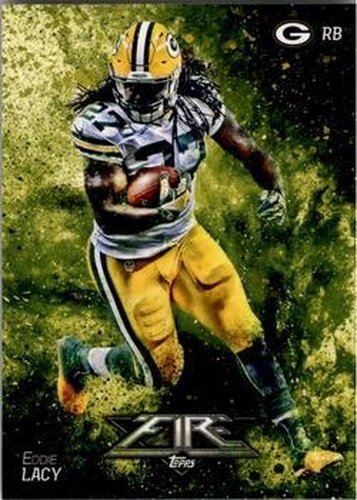 #52 Eddie Lacy - Green Bay Packers - 2014 Topps Fire Football
