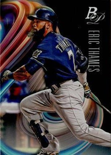 #52 Eric Thames - Milwaukee Brewers - 2018 Bowman Platinum Baseball