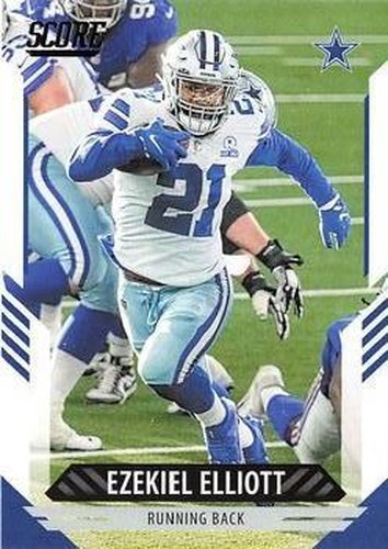 #52 Ezekiel Elliott - Dallas Cowboys - 2021 Score Football