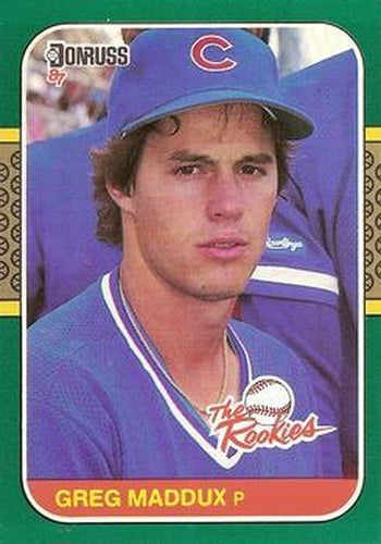 #52 - Greg Maddux - Chicago Cubs - 1987 Donruss The Rookies Baseball