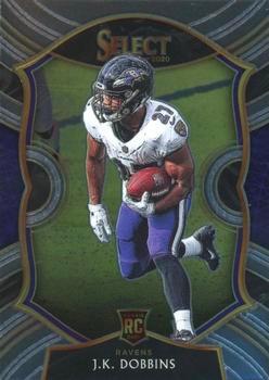 #52 J.K. Dobbins - Baltimore Ravens - 2020 Panini Select Football
